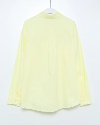 Basic long-sleeved cotton shirt