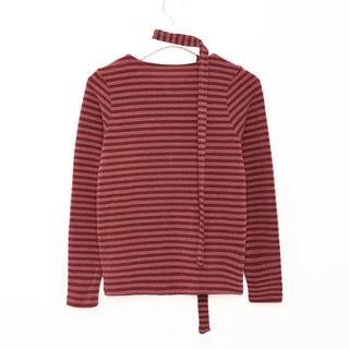 Striped scarf T-shirt