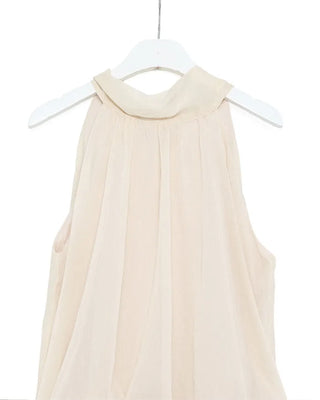 Frilled tiered halter neck blouse & shorts set