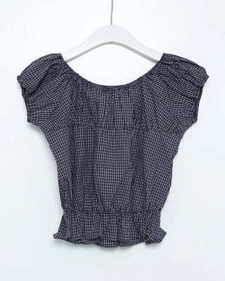 Checked blouse