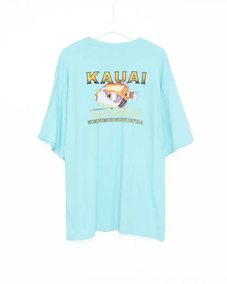 Fish print short-sleeved T-shirt