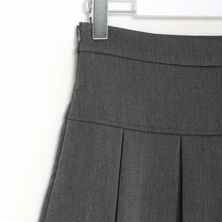 Big pleated mini skirt