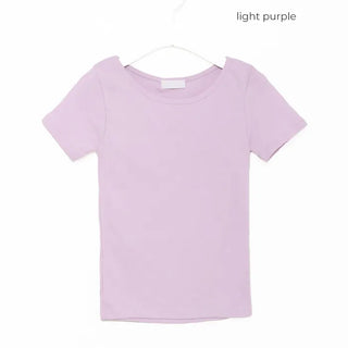 Basic slim short-sleeved T-shirt