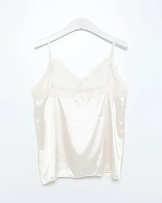 Satin lace camisole