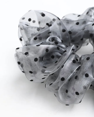 Sheer Dot Scrunchie