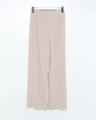 Striped wide easy pants