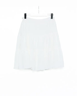 String Gathered Midi Skirt
