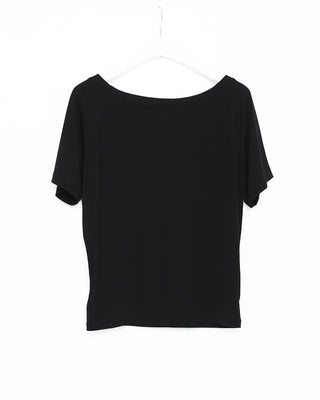 American print short-sleeved shirt
