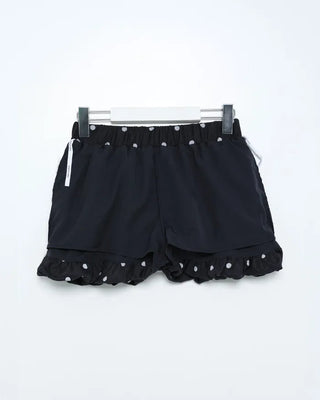 Polka Dot Pumpkin Balloon Fit Mini Skirt
