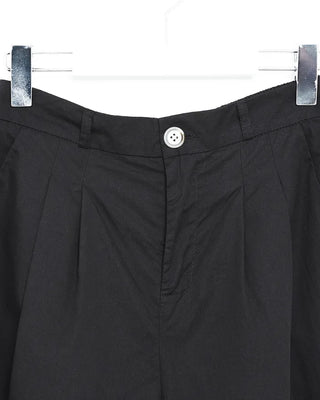 Two-pleat cotton pants
