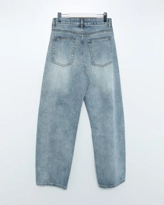 Washed Stitch Balloon Denim