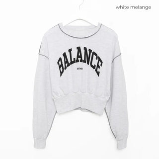 Lettering Sweatshirt Set
