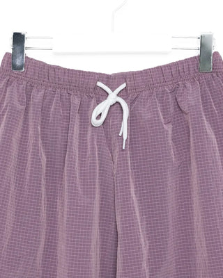 (Unisex) Nylon Check String Pants