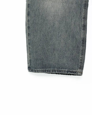Basic wide-leg denim pants
