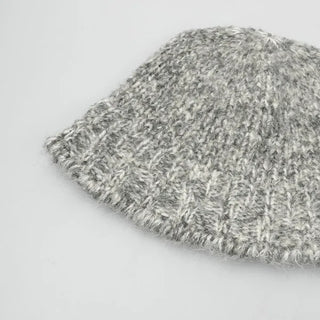 Melange Knit Bucket Hat