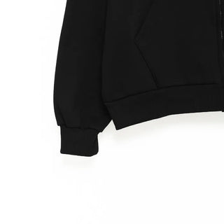 Lettering Hooded Zip-Up
