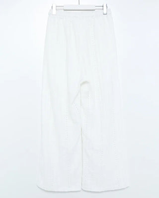 Waist String Sheer Lace Easy Pants