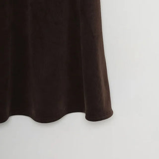 Banded long skirt