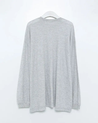 Oversized Long Sleeve Waffle T-Shirt