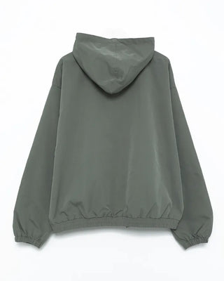 Hooded windbreaker