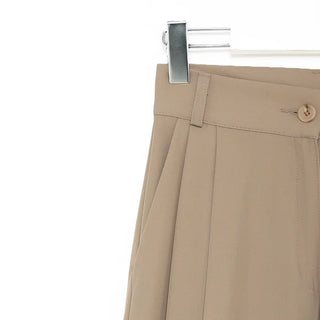 Pintuck wide slacks