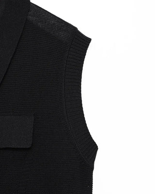 Colored button sleeveless cardigan