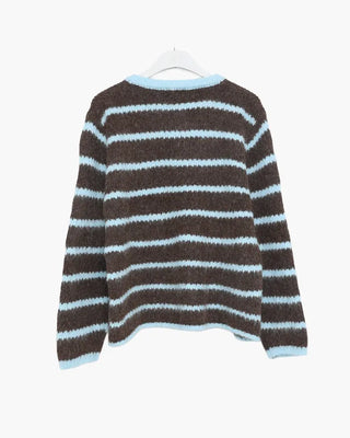 Duffle Point Border Cardigan