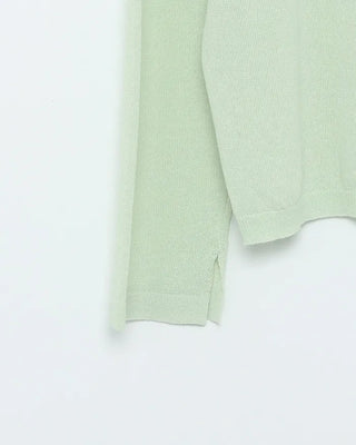 Deep Johnny Color Linen Sheer Pullover