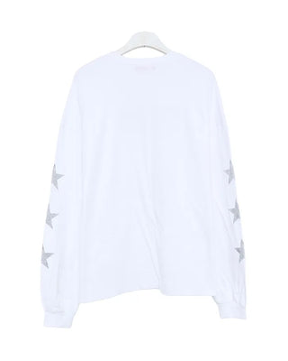(Unisex) Star Sleeve Print Shirt