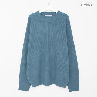 (Unisex) Openwork Round Knit