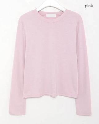Basic long-sleeved T-shirt