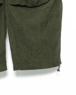 Slash Yoke Corduroy Fleece Easy Pants