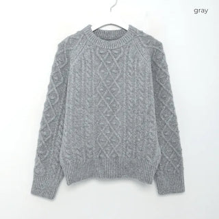 Casual Round Knit Sweater