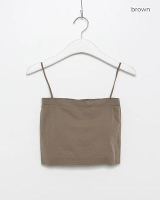 Cropped camisole bra top