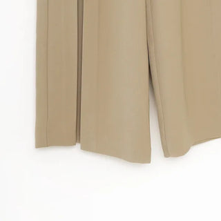 Pintuck wide slacks