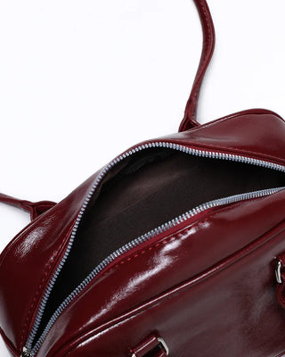 Ribbon Two-Pocket Shoulder Bag