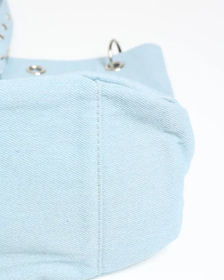Denim Big Shoulder Tote Bag