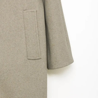 Basic belted long coat