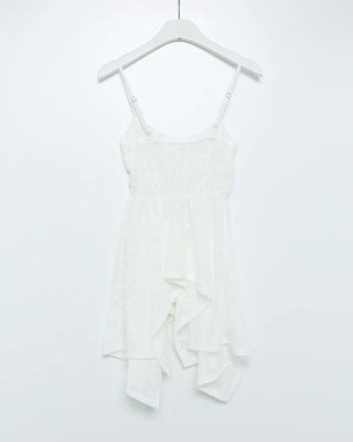 Floral print lace twist camisole