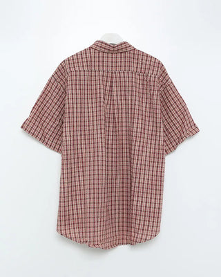 Checked half shirt