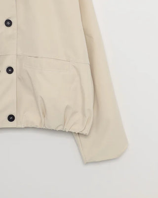 Two-tone double-breasted jacket