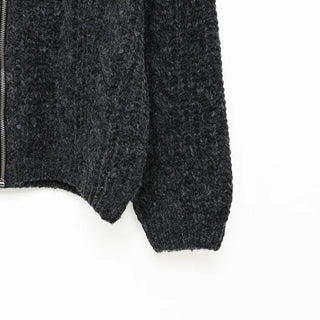 (Unisex) Warm Abel Cable Zip-Up