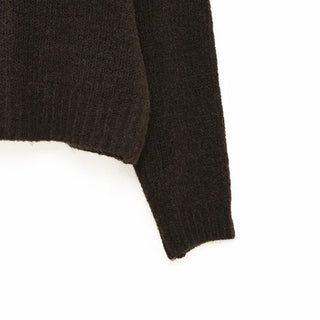 Round neck soft knitwear