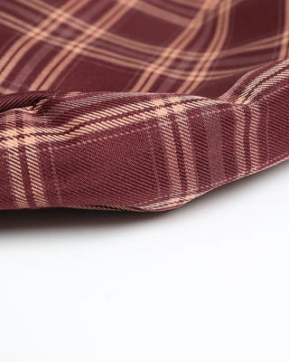 Checked Ribbon Shoulder Bag