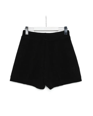 Banding knit shorts