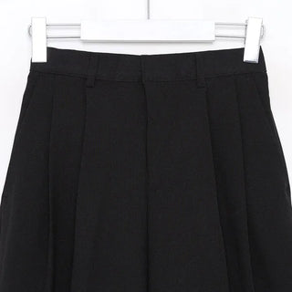 Pintuck wide slacks