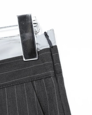 Two-tone striped banding slacks