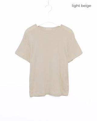 Basic Round Short-Sleeve T-Shirt