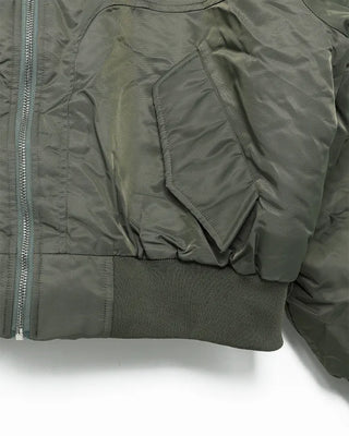 Stand-up neck flap unique pocket bomber jumper