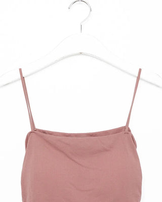 Side-gathered bra camisole